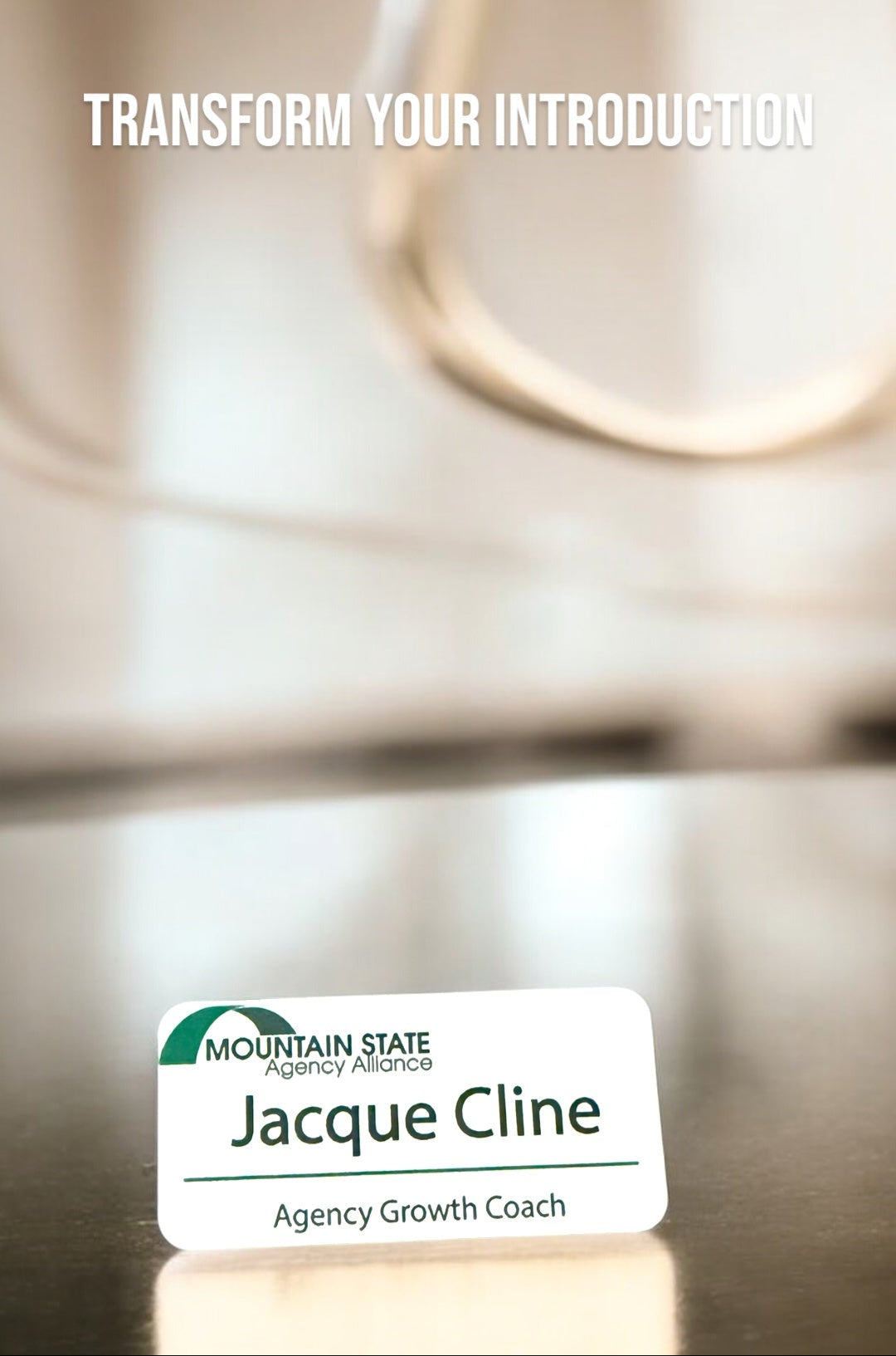 1.5 x 3 Inch Metallic Aluminium Name Badges
